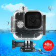 For GoPro Hero11 Black Mini PULUZ 40m Waterproof Housing Protective Case with Buckle Basic Mount & Screw (Transparent) - Waterproof Cases by PULUZ | Online Shopping South Africa | PMC TechLife | Buy Now Pay Later Mobicred