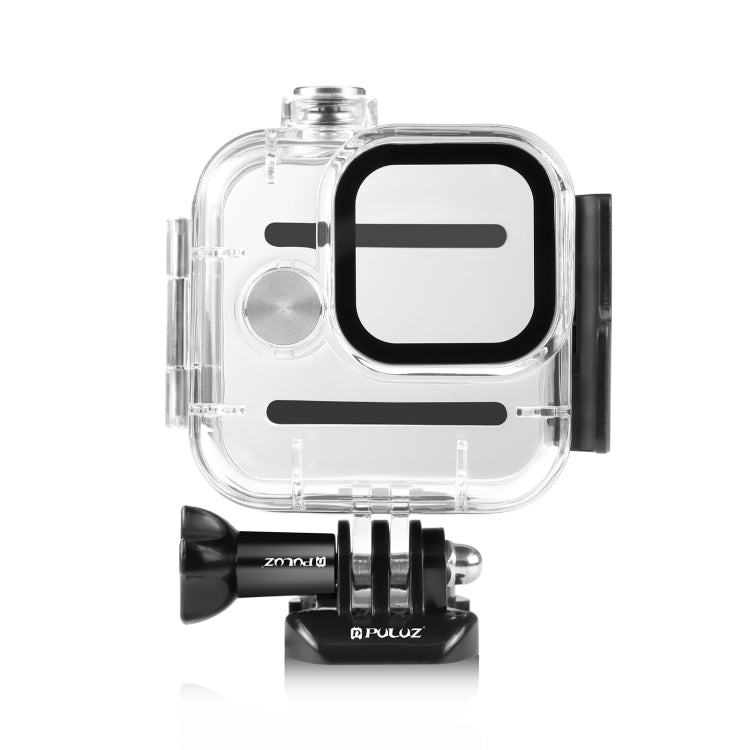 For GoPro Hero11 Black Mini PULUZ 40m Water-resistant Housing Protective Case with Buckle Basic Mount & Screw (Transparent)