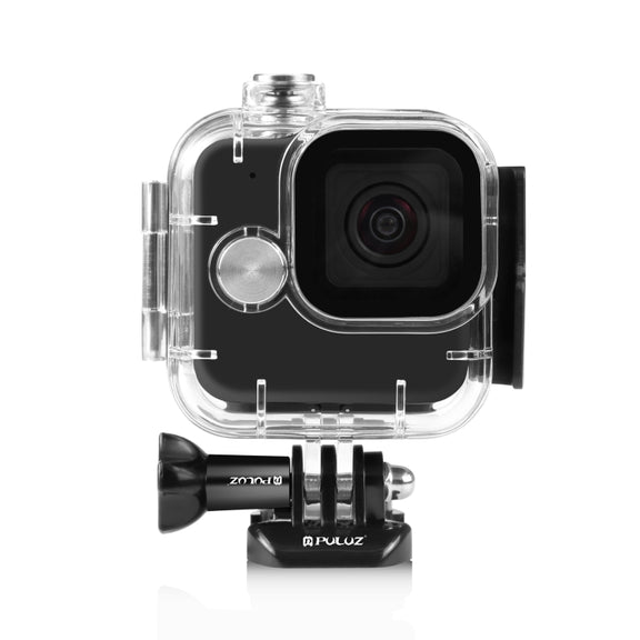 For GoPro Hero11 Black Mini PULUZ 40m Water-resistant Housing Protective Case with Buckle Basic Mount & Screw (Transparent)