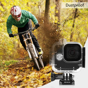 For GoPro Hero11 Black Mini PULUZ 40m Water-resistant Housing Protective Case with Buckle Basic Mount & Screw (Transparent)