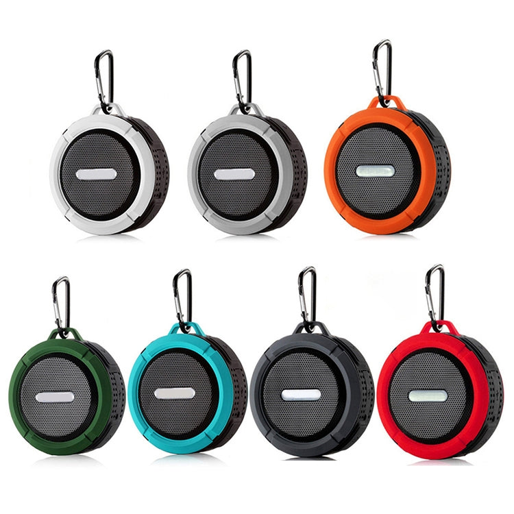 C6 Outdoor Water-resistant Bluetooth Speaker with Suction, Support Hands-free Calling(Green)