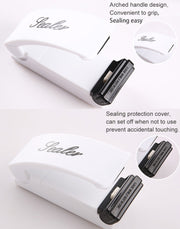 Multi-function Mini Portable Handy Plastic Bag Sealer Sealing Machine(White)