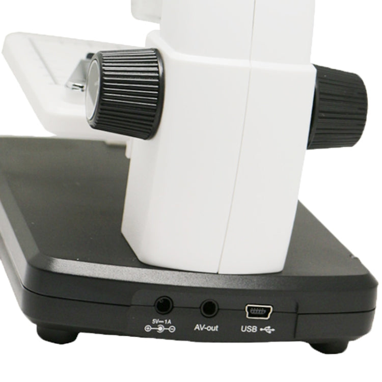 500X 5 Mega Pixels 3.5 inch LCD Standalone Digital Microscope with 8 LEDs, Support TF Card up to 32G (DMS-038M)(White)