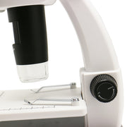500X 5 Mega Pixels 3.5 inch LCD Standalone Digital Microscope with 8 LEDs, Support TF Card up to 32G (DMS-038M)(White)
