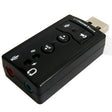 2.1 Channel USB Sound Adapter(Black) - USB Sound by PMC TechLife | Online Shopping South Africa | PMC TechLife