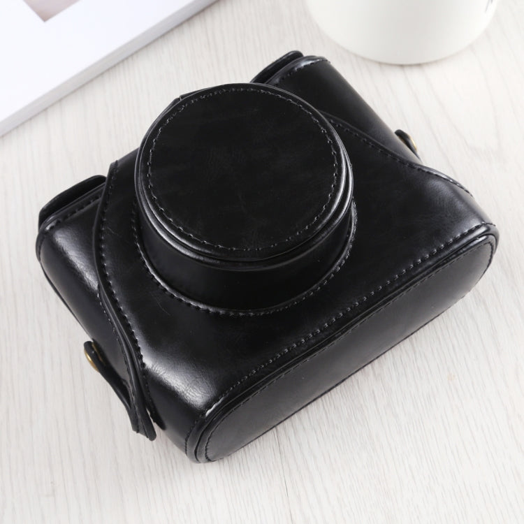Full Body Camera PU Leather Case Bag with Strap for FUJIFILM X10 / X20(Black)