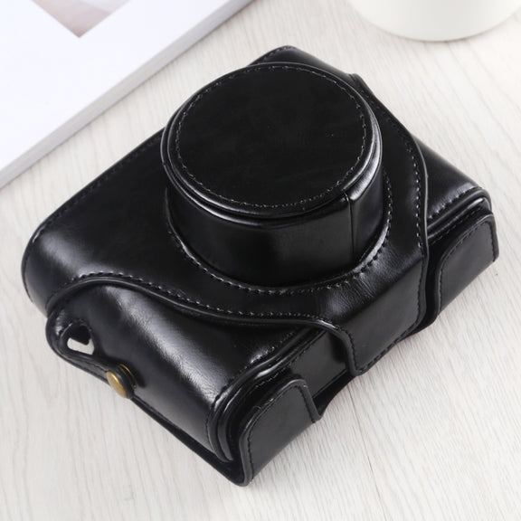 Full Body Camera PU Leather Case Bag with Strap for FUJIFILM X10 / X20(Black)