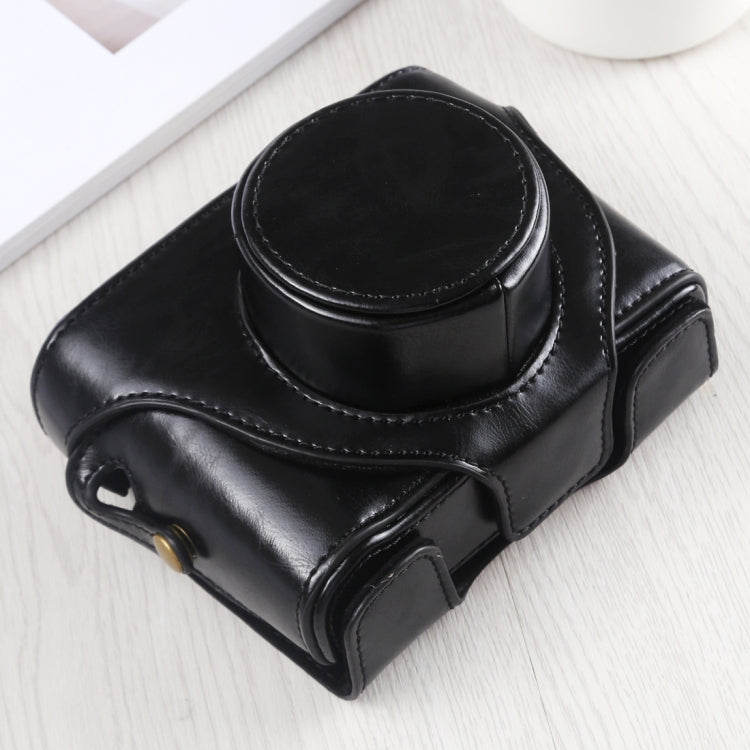 Full Body Camera PU Leather Case Bag with Strap for FUJIFILM X10 / X20(Black)