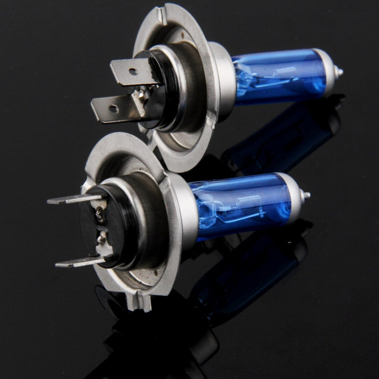 Halogen Bulb, Super White Car Headlight Bulb, 12 V / 55W, 6000K 1700 LM (Pair)