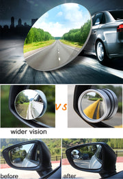 3R-033 Car Blind Spot Rear View Wide Angle Mirror, Diameter: 9.5cm