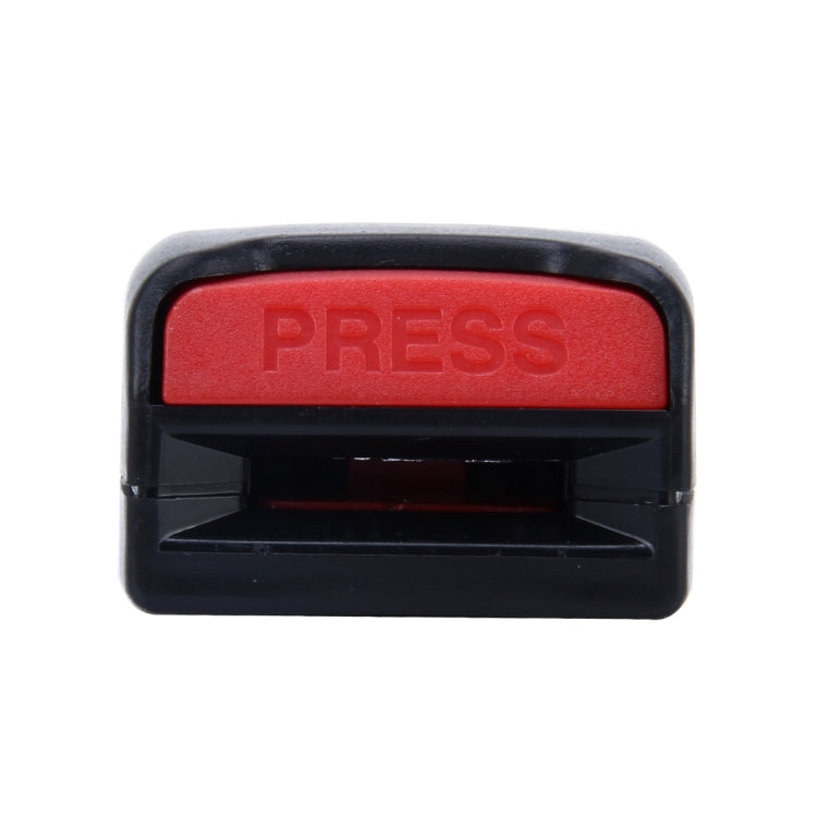 2 PCS Universal Car Seat Belt Extension Buckle(Black)