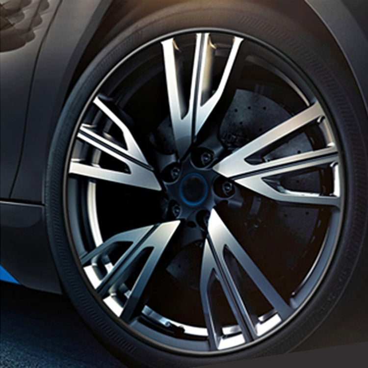 Universal Decorative Scratchproof Stickup 8M Flexible Car Wheel Hub TRIM Mouldings Decoration Strip(Black)