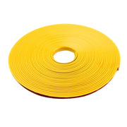 Universal Decorative Scratchproof Stickup 8M Flexible Car Wheel Hub TRIM Mouldings Decoration Strip(Yellow)