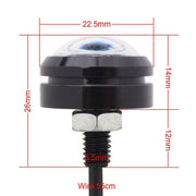 2 PCS  22.5mm 1.5W 150LM Red Light 3 LED SMD 5630 Spotlight Eagle Eye Light Daytime Running Light for Vehicles