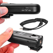 2 PCS YONGNUO RF603C II FSK 2.4GHz Wireless Flash Trigger with C1 Shutter Connecting Cable