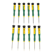 12 in 1 Screwdriver Repair Tool Set T2 T3 T4 T5 T6 T8 Ph00 Ph000 (Bst-666)(Green)