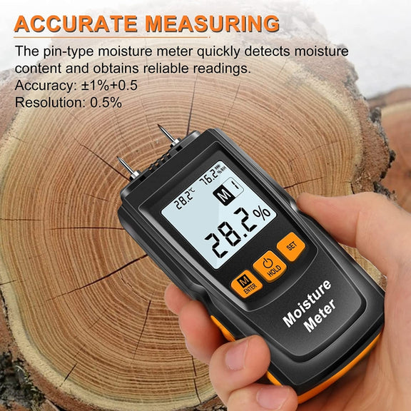 GM610 Digital Wood Moisture Meter(Black)