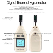 BENETECH GM1362 1.45 Inch Screen Digital Humidity & Temperature Meter(White)