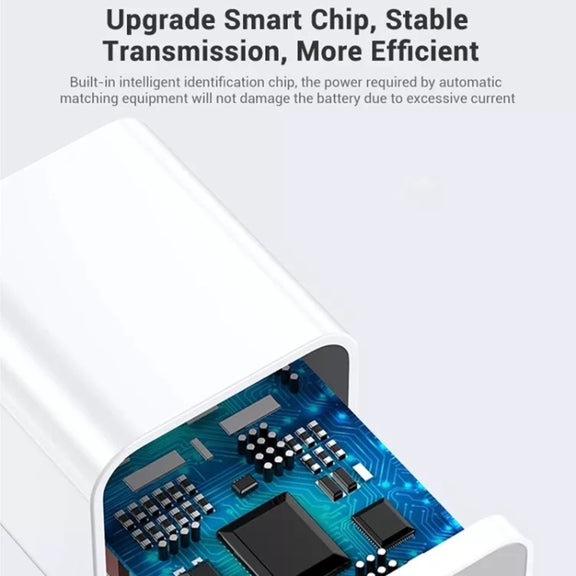 Original US Socket Plug USB Charger(White)