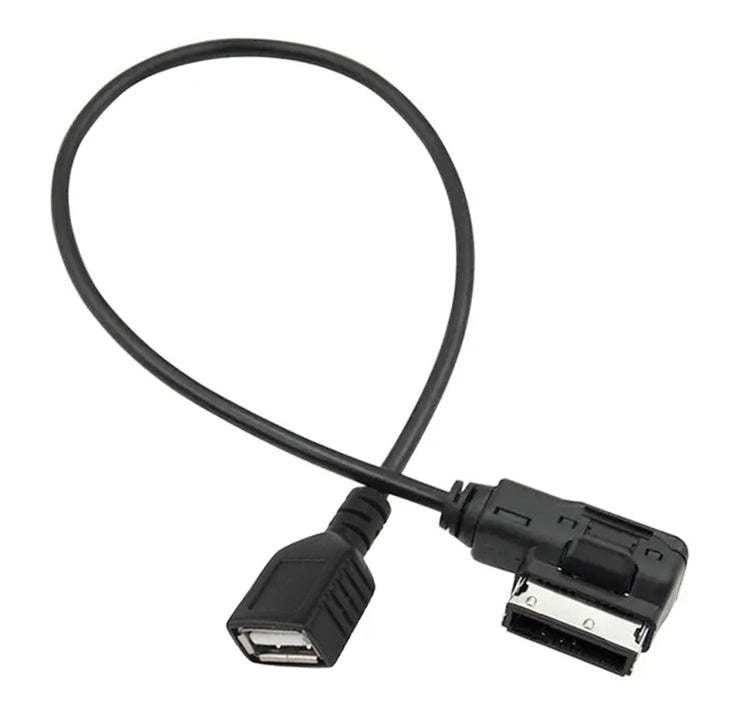 Multimedia Digital Audio AMI to USB Adapter Cable for Audi(Black)