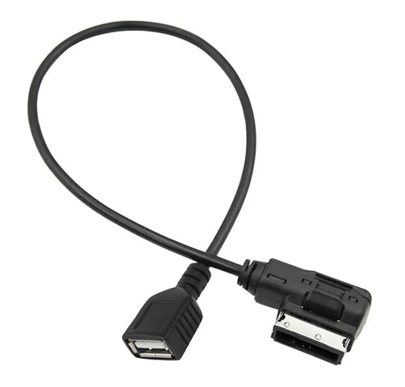 Multimedia Digital Audio AMI to USB Adapter Cable for Audi(Black)
