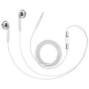3.5mm Stereo Electroplating Wire Control Earphone for Android Phones / PC / MP3 Player / Laptops(Silver)