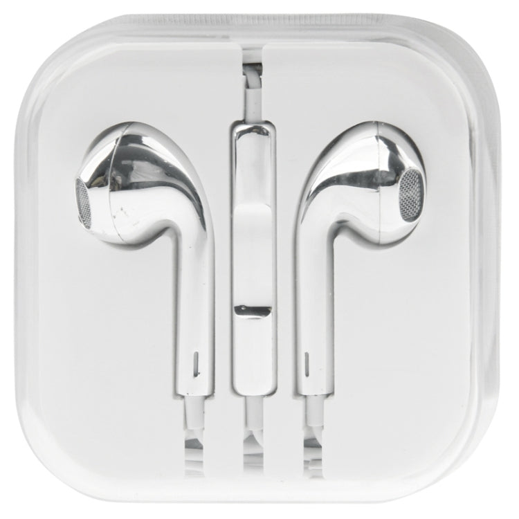 3.5mm Stereo Electroplating Wire Control Earphone for Android Phones / PC / MP3 Player / Laptops(Silver)