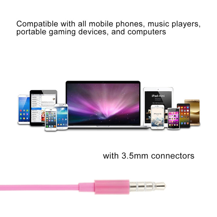 3.5mm Stereo Electroplating Wire Control Earphone for Android Phones / PC / MP3 Player / Laptops(Yellow)