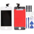 Digitizer Assembly (LCD + Frame + Touch Pad) for iPhone 4(White) - free shipping - PMC TechLife - Order now!