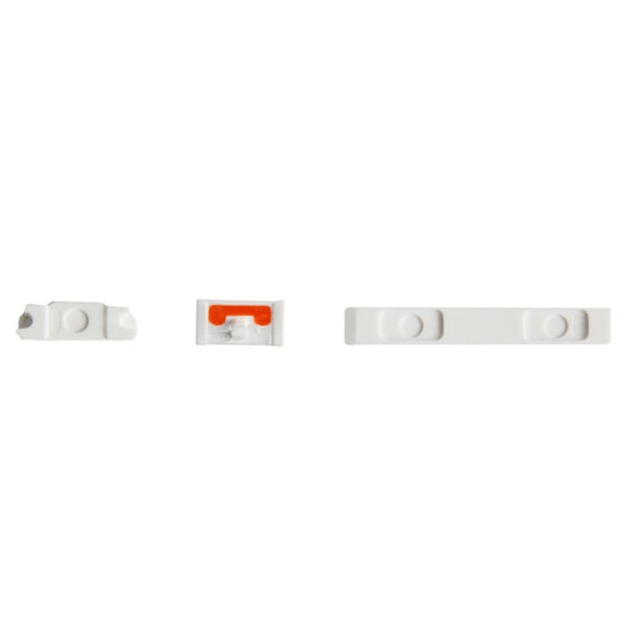 3 in 1 Mute Button + Power Button + Volume Button for iPhone 5C(White)