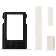 Full Housing  Chassis / Back Cover with Mounting Plate & Mute Button + Power Button + Volume Button + Nano SIM Card Tray for iPhone 5C(White)