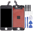 TFT LCD Screen for iPhone 5C Digitizer Full Assembly with Frame (Black) - free shipping - PMC TechLife - Order now!
