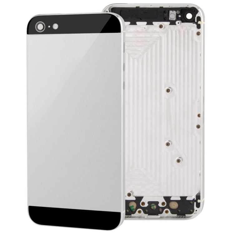 Full Housing Alloy Back Cover for iPhone 5(Silver)