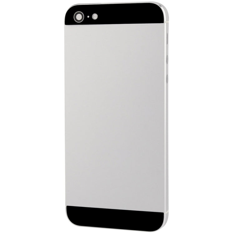 Full Housing Alloy Back Cover for iPhone 5(Silver)