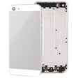 Full Housing Alloy Back Cover for iPhone 5(White) - iPhone 5 Parts by PMC TechLife | Online Shopping South Africa | PMC TechLife
