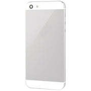Full Housing Alloy Back Cover for iPhone 5(White)