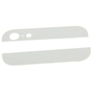 OEM Version Back Cover Top & Bottom Glass Lens for iPhone 5(White)