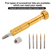5 in 1 Gold Series Screwdriver Sets for iPhone 5 & 5S & 5C / iPhone 4 & 4S (T5 / T6 / 1.2 / 1.5 / 0.8)