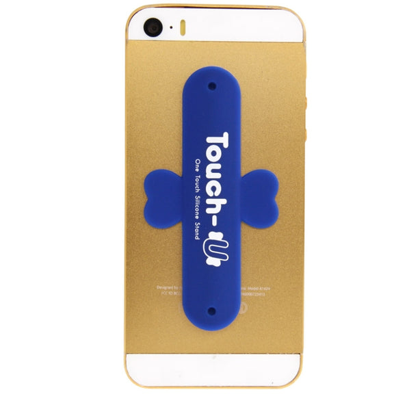 100 PCS Touch-u One Touch Universal Silicone Stand Holder(Dark Blue)