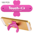 100 PCS Touch-u One Touch Universal Silicone Stand Holder(Magenta) - Desktop Holder by PMC TechLife | Online Shopping South Africa | PMC TechLife
