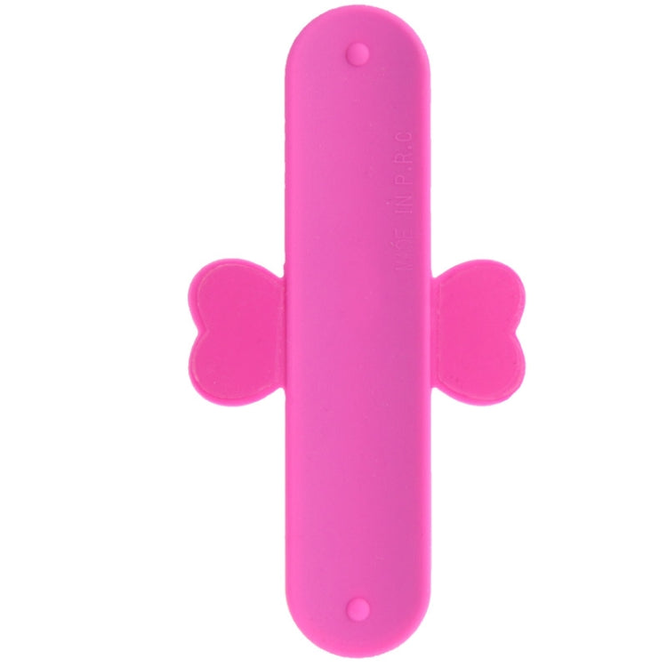 100 PCS Touch-u One Touch Universal Silicone Stand Holder(Magenta)