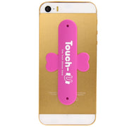 100 PCS Touch-u One Touch Universal Silicone Stand Holder(Magenta)