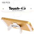 100 PCS Touch-u One Touch Universal Silicone Stand Holder(White) - free shipping - PMC TechLife - Order now!