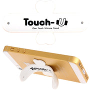 100 PCS Touch-u One Touch Universal Silicone Stand Holder(White)