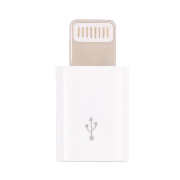 Micro USB Female to 8 Pin Male Mini Adapter(White)