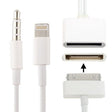 8 Pin Audio Adapter, Not Support iOS 10.3.1 or Above Phone(White) - Converter & Adapter by PMC TechLife | Online Shopping South Africa | PMC TechLife
