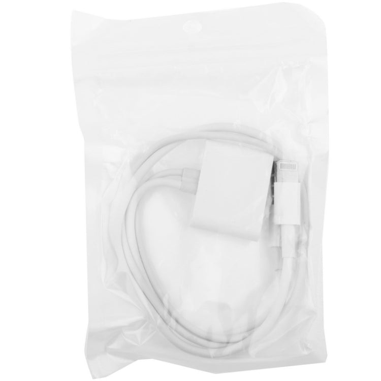 8 Pin Audio Adapter, Not Support iOS 10.3.1 or Above Phone(White)