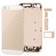 Full Housing Alloy  Back Cover with Mute Button + Power Button + Volume Button + Nano SIM Card Tray for iPhone 5S (Light Gold) - iPhone 5 Parts by PMC TechLife | Online Shopping South Africa | PMC TechLife