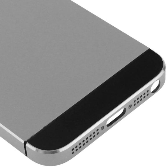 Full Housing Alloy  Back Cover with Mute Button + Power Button + Volume Button + Nano SIM Card Tray for iPhone 5S(Grey)