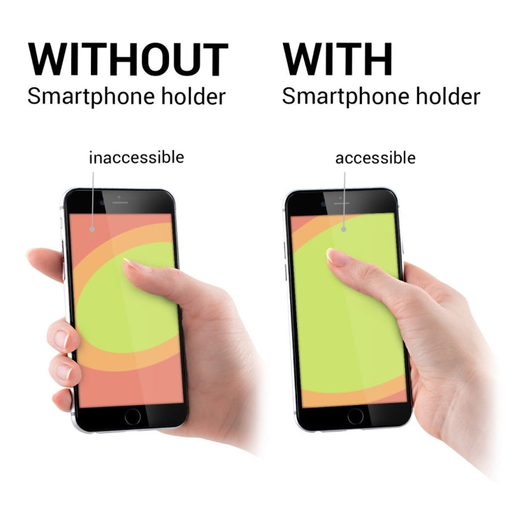 Finger Grip Phone Holder for  iPad Air & Air 2, iPad mini, Galaxy Tab, and other Tablet PC(Black)
